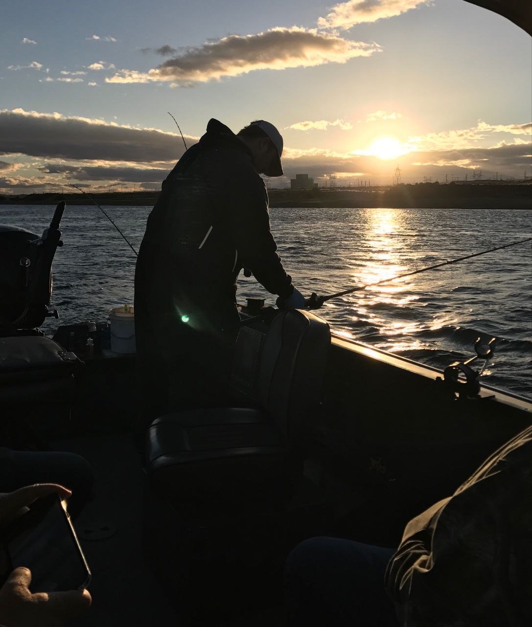 Sunset over the Columbia River